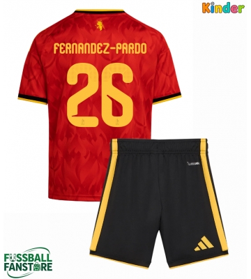 Belgien Matias Fernandez-Pardo #26 Replik Heimtrikot Kinder WM 2026 Kurzarm (+ Kurze Hosen)